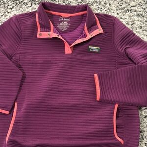 L.L. Bean women’s Purple Pullover size XL